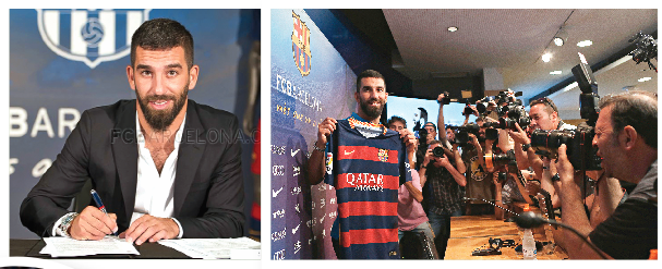 Arda Turan resmen Barcelona'da